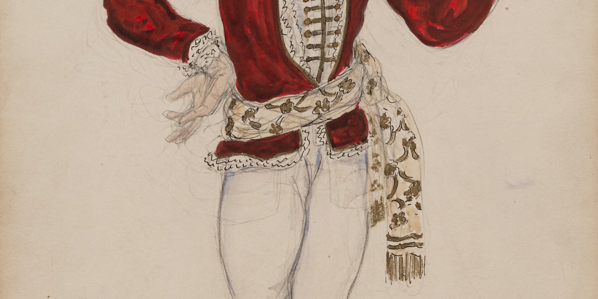 Projet de costume pour le théâtre Antoine